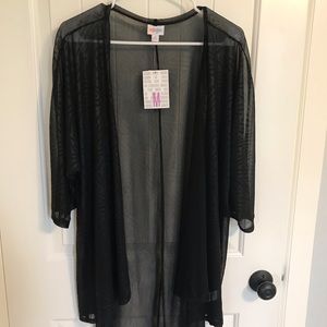 NWT LuLaRoe Black Sheer Lindsay!! Size Medium